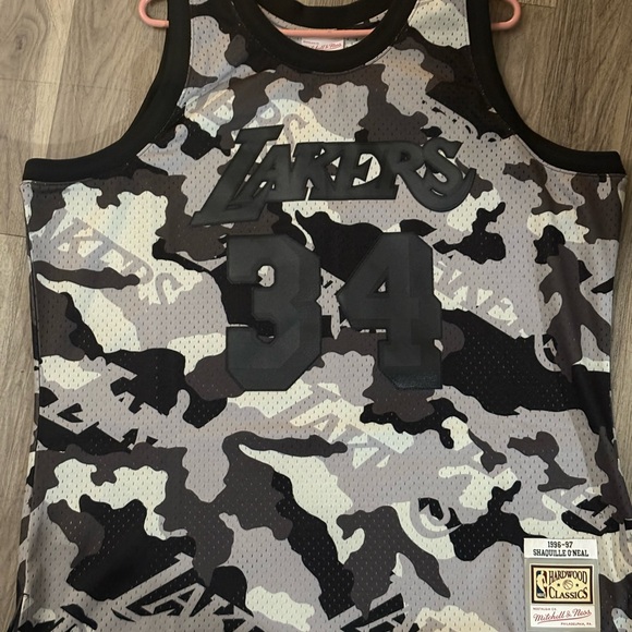Mitchell & Ness Black Camouflage Jersey